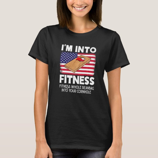 Camiseta I'm Into Fitness Fitness Whole Beanbag Into your C (Anverso)