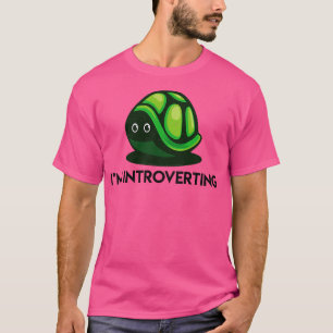 Camiseta Im Introvertiendo Tortuga Antisocial