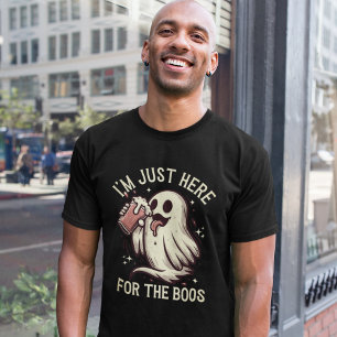 Camiseta I'm Just her for the Boos Fun Halloween