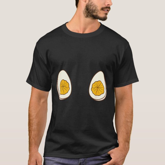 Camiseta I'm Just Here For The Deviled Eggs Funny Couple  (Anverso)
