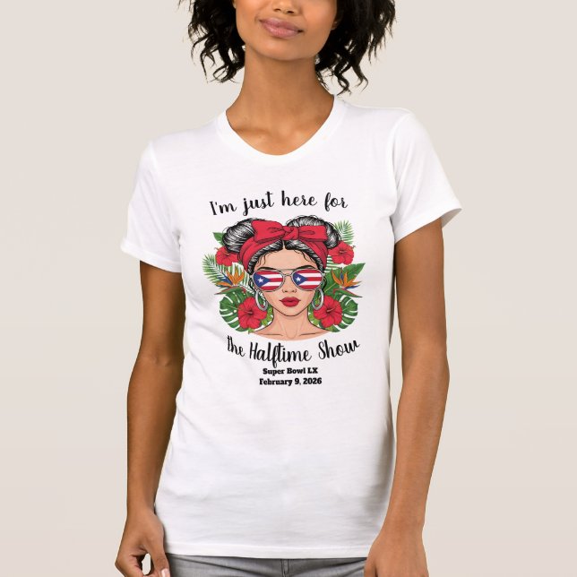 Camiseta I'm Just Here for the Halftime Show (Anverso)