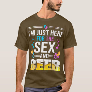 Camiseta Im Just Here For The Se And Beer Family Gender Rev
