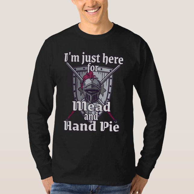 Camiseta I'm just here medieval renaissance festival funny  (Anverso)