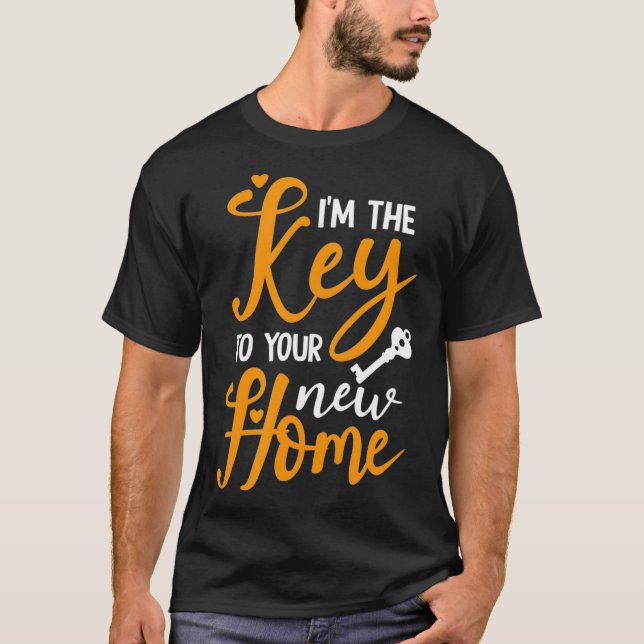 Camiseta Im La Clave De Su Nuevo Agente Inmobiliario Inmobi (Anverso)