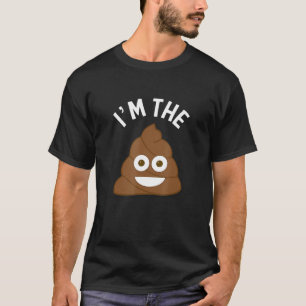 Camiseta Im La Emoji De Poop Icono Emoticón Trendy