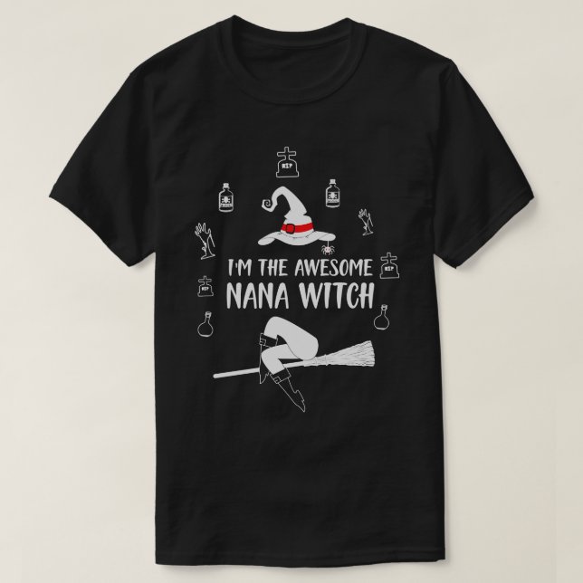 Camiseta Im La increíble Nana Witch (Diseño del anverso)