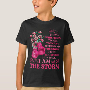 Camiseta Im La Tormenta Guerrera De Boxeo Cinta Rosa Brea