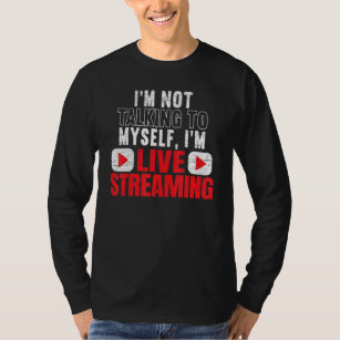 Camiseta Im Livestreaming Streaming Online Gaming Channel S