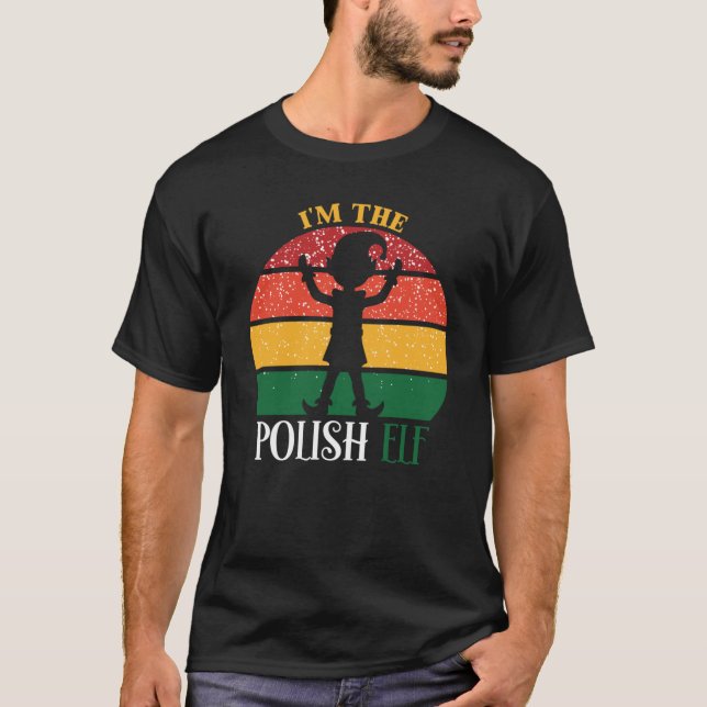 Camiseta Im Los Navidades Del Elf Polaco Coinciden Con T-Sh (Anverso)