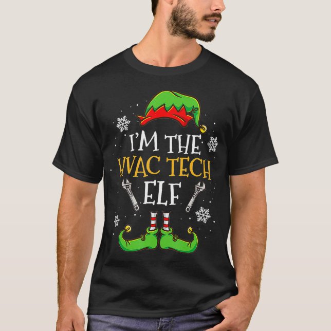 Camiseta Im Los Navidades Del Velo Tecnológico De HVAC  (Anverso)