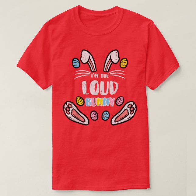 Camiseta Im Loud Bunny Funny Famoso Hombres De Familia De P (Diseño del anverso)