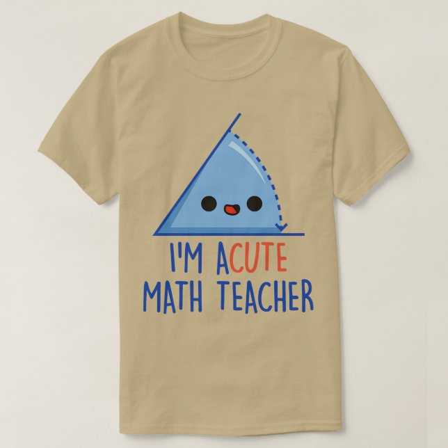 Camiseta Im Maestra Aguda De Matemáticas (Diseño del anverso)