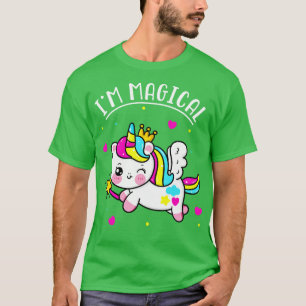 Camiseta Im Magical Cute Kawaii Unicorn Chicas Niños