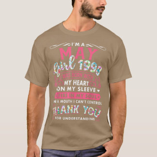 Camiseta I'm May Girl 1998 Funny 24th Birthday Gift 24 Year