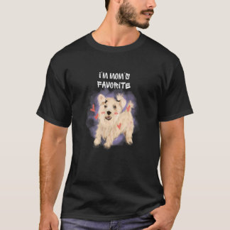 Camiseta I'm Mom's Favorite Terrier Dogs and Pet Owners