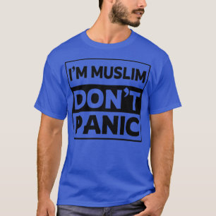 Camiseta im muslim no pánico citas de arte islámico 4 1
