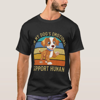 Camiseta I'm My Dog's Emotional Support Human Dog Lovers