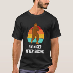 Camiseta Im Nicer Después Del Boxeo Sasquatch Retro Vintage