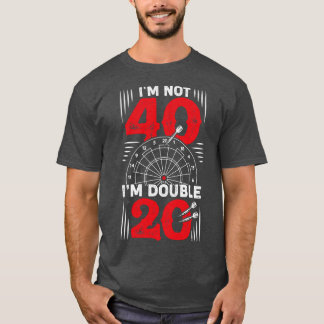 Camiseta Im No 40 Im Doble 20 Darts Player Regalo