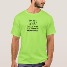 ¡Im no 70 - soy 18 con 52 años de experiencia!