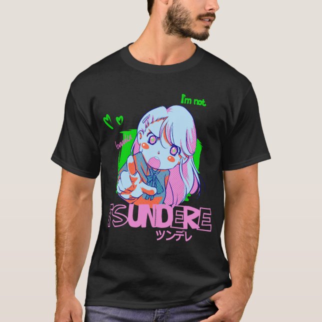 Camiseta i'm not Tsundere (Anverso)