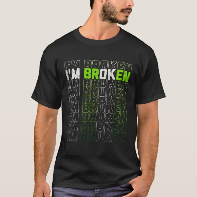 Camiseta Im OK Broken Mental Health Awareness Month Mens Wo (Anverso)