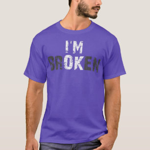 Camiseta I'm Ok I M Broken Grief Keepsake Mental Health Awa