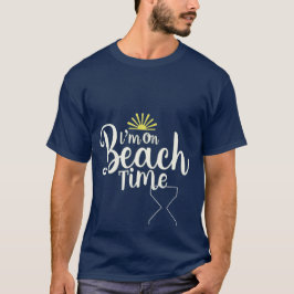 Camiseta I'm On Beach Time – Minimal Summer Tee