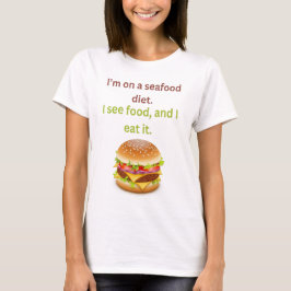 Camiseta Im On Seefood