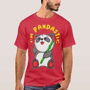 Camiseta Im Pandastic Panda Bear Fantastic Cute