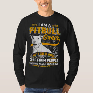 Camiseta Im Pit Bull Terrier Dueño Perro Amar R Dad Mom Boy
