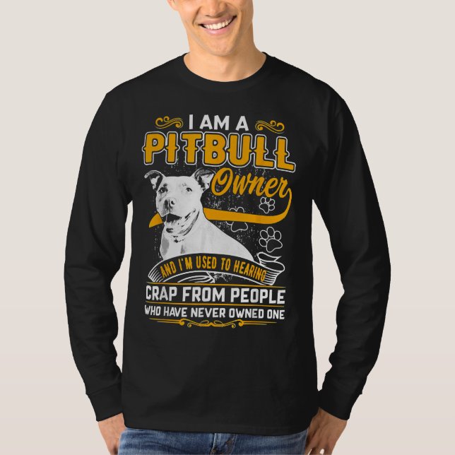 Camiseta Im Pit Bull Terrier Dueño Perro Amar R Dad Mom Boy (Anverso)