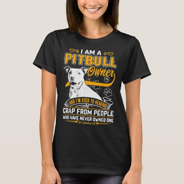 Camiseta Im Pit Bull Terrier Dueño Perro Amar R Dad Mom Boy (Anverso)