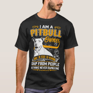 Camiseta Im Pitbull Terrier Dueño Perro Papá Mamá