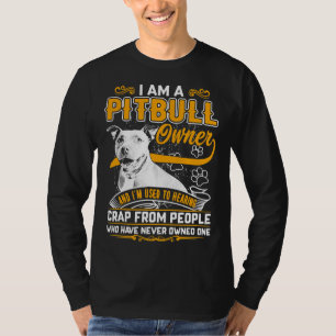 Camiseta Im Pitbull Terrier Dueño Perro Papá Mamá