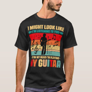 Camiseta Im Playing My Guitar Music Lover Apparel696