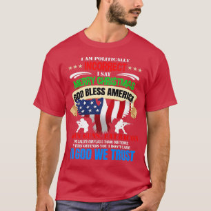 Camiseta Im Politically Incorrect Say Merry Xmas Christmas