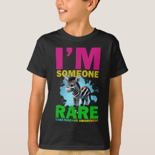 Camiseta Im Raras, Cebra Cuta Para La Conciencia De Las Enf