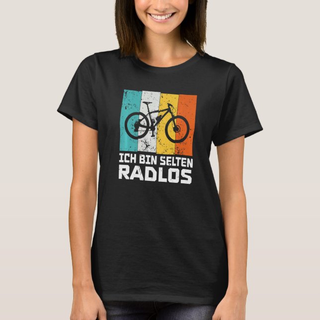 Camiseta I'm rarely bikeless funny cyclist bike wheel Premi (Anverso)