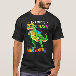 Camiseta I'm Ready Crush Kindergarten Back To School Dinosa