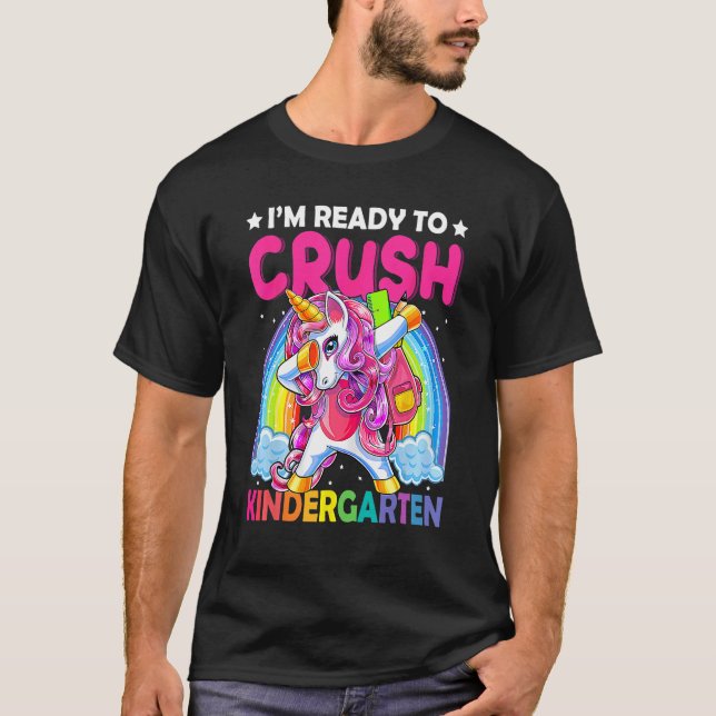 Camiseta I'm Ready To Crush Kindergarten Back To School Uni (Anverso)