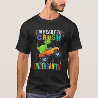 Camiseta I'm Ready To Crush Kindergarten Dinosaur Back To S