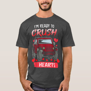 Camiseta I'm Ready to Crush Monster Red Truck Gothic Valent