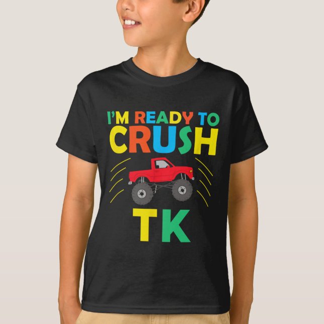Camiseta I'm Ready To Crush Tk Dinosaur Back To School Funn (Anverso)
