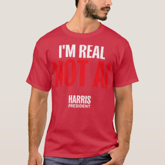 Camiseta IM REAL NOT AI HARRISWALZ TShirt