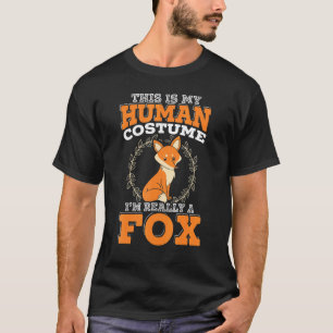 Camiseta Im Really A Fox Cute Foxes Vixen Wildlife Animal