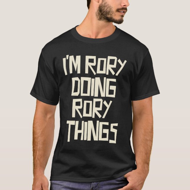 Camiseta I'm Rory doing Rory things (Anverso)