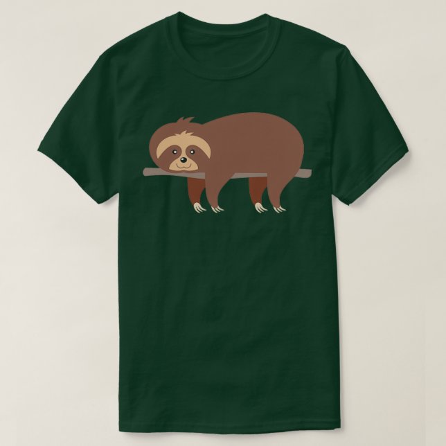 Camiseta Im Sloth Im Happy Trimezcla (Diseño del anverso)