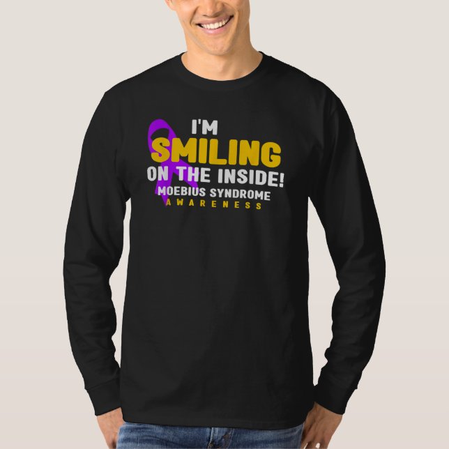 Camiseta i'm Smiling On The Inside Moebius Syndrome Awarene (Anverso)