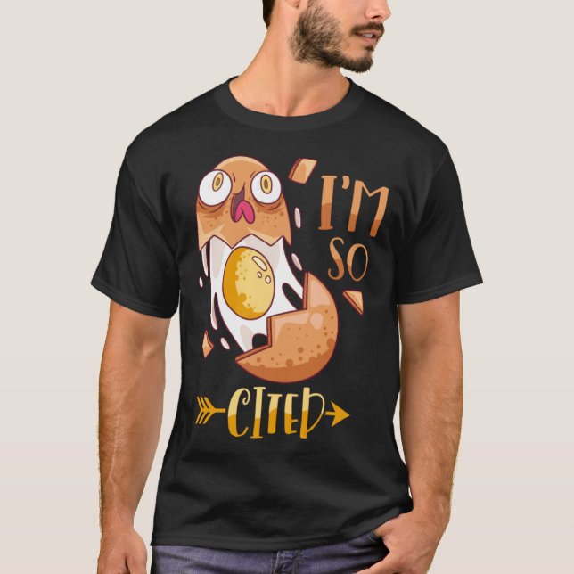 Camiseta Im So Egg Cited Egg Breakfast Omelette (Anverso)